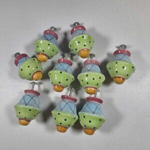 CUPCAKE CERAMIC KNOBS DRAWER PULLS